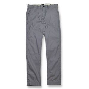 J.Crew Flex Slim‎ Chinos Pants Gray Stretch Casual Everyday Men's 31x32